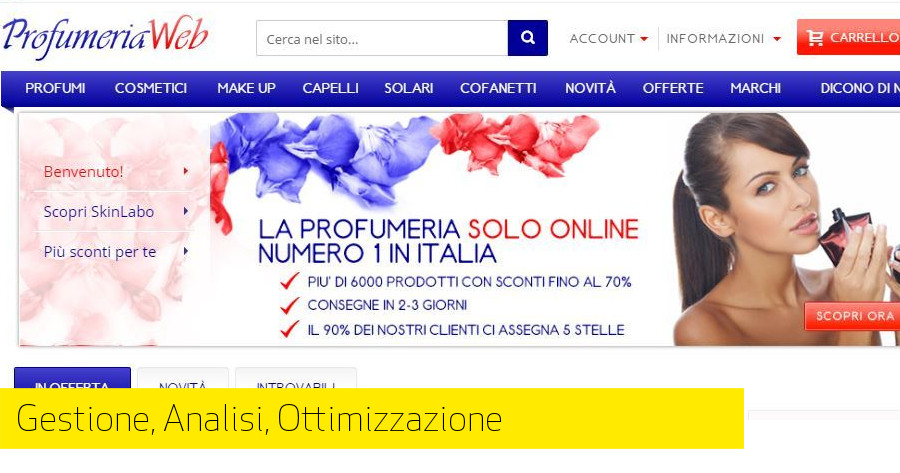 Mail Marketing, La campagna ProfumeriaWeb