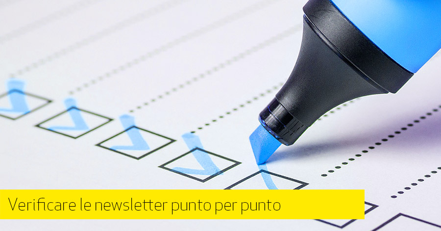 Email Marketing: la check-list delle newsletter