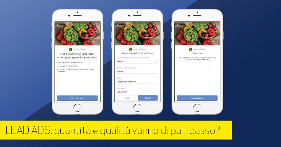 Lead Generation con Facebook ADS