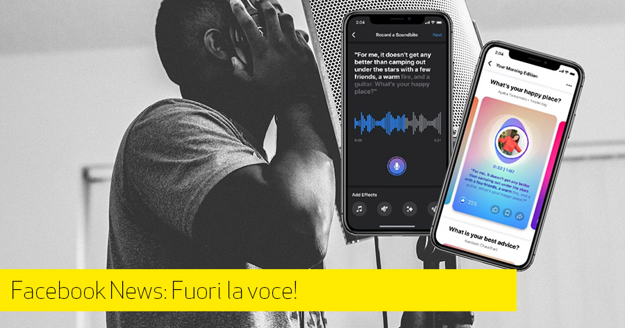 Fai sentire la tua voce con le Social Audio Experience