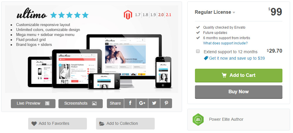 e-commerce: template premium